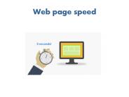 Web page speed