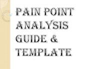 Pain Point Analysis Guide & Template