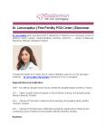 Dr. Limvorapitux | First Fertility PGS Center | Elawoman PowerPoint PPT Presentation