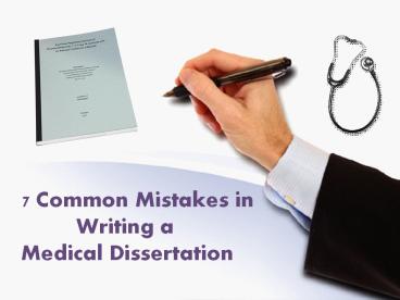 Medical Dissertation Writing Help