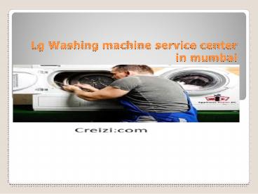 Lg Washing machine service center in mumbai