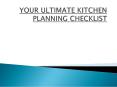 Kitchen ideas for initial planning PowerPoint PPT Presentation