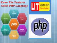 Know The Features About PHP Language
