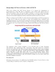 SAP SuccessFactors Training Material PPT