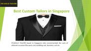 Best Custom Tailors in Singapore