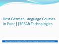 Best German Language Courses in Pune | German Language Classes in Pune | 3PEAR Technologies PowerPoint PPT Presentation