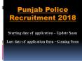 Punjab Police Recruitment 2018 PowerPoint PPT Presentation
