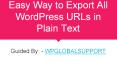 Easy Ways to Export All WordPress Urls in Plain Text or CSV file PowerPoint PPT Presentation