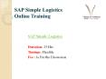 SAP Simple Logistics PPT PowerPoint PPT Presentation