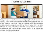 Fastest Courier Service Provider in Jaipur