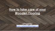 Take Care of you Wooden Flooring