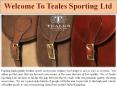 Welcome To Teales Sporting Ltd PowerPoint PPT Presentation