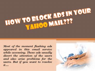 How to Block Ads in Your Yahoo Mail?