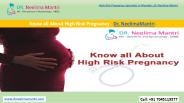 High Risk Pregnancy Causes | Dr. Neelima Mantri