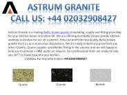 Best Baltic Brown Granite Kitchen Worktop in London