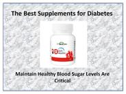 Diabetes Natural Remedies