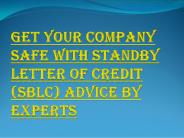 What is Standby Letter of Credit (SBLC)?