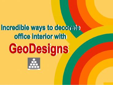 Role of Office Interior Design in Increasing Business