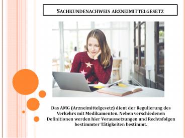 Sachkundenachweis arzneimittelgesetz