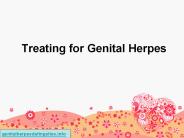 Treating for Genital Herpes