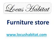 Furniture store