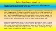 Palm Beach car services
