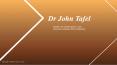 Dr John Tafel - Founder, New Health Options PowerPoint PPT Presentation