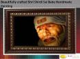 Beautifully crafted Shri Shirdi Sai Baba Handmade Painting PowerPoint PPT Presentation