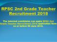 RPSC 2nd Grade Teacher Bharti 2018 PowerPoint PPT Presentation
