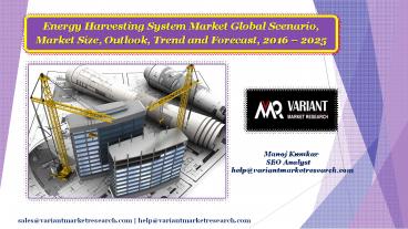 Energy Harvesting System Market