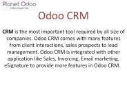 Odoo CRM