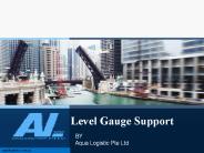 level gauge support