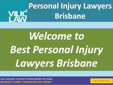 Best personal injury lawyers Brisbane