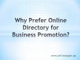 Why Prefer Online Directory for Business Promotion? PowerPoint PPT Presentation