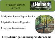 Irrigation System services