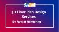 3D Floor Plan Design Services - Rayvat Rendering PowerPoint PPT Presentation