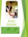 Kauai Massage