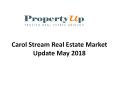 Carol Stream Real Estate Market Update May 2018 PowerPoint PPT Presentation