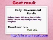 Latest Government Results (9)