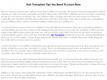 Best Hair Transplant Service