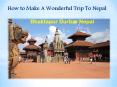 Nepal Travel PowerPoint PPT Presentation