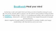 Breathwork heal your mind
