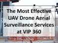 The Most Effective UAV Drone Aerial Surveillance Services at VIP 360 PowerPoint PPT Presentation