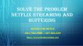 Solve the problem netflix streaming and buffering PowerPoint PPT Presentation