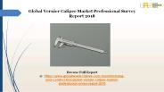 vernier caliper market