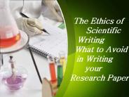 Ethics of Scientific Paper Writing