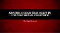 Graphic Design That Helps In Building Brand Awareness PowerPoint PPT Presentation