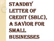 Financial Standby Letter of Credit