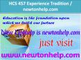 HCS 457 Experience Tradition / newtonhelp.com PowerPoint PPT Presentation