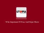 Hospital Hepa Filters
